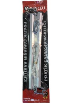 DDPEST Akordiyon Tipi Katlanır Çamaşır Kurutma Askısı 85 Cm 7 Askılı Balkon Çamaşır Kurutma Askısı