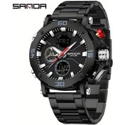 Resim Oldfriend Siyah Erkek Spor Elektronik Su Geçirmez Kronometre Geri Sayım Hediyelik Kol Saati Diğer 