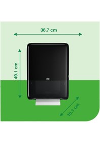 Resim Tork Peakserve Mini Kağıt Havlu Dispenseri Siyah 552558 Siyah 