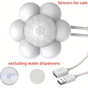 Resim Otomatik Başlat/Durdur Kedi Su Çeşmesi Sensörü, Evcil Hayvanlar için Otomatik Ağızlık Makinesi İndüksiyon Anahtarı - USB Güçlü, Şarj Edilmeyecek Pil Yok, Tak ve Oyna, Çoğu Kedi Sulukları ile Uyumlu, Meşgul Pet Ebeveynlerine Özel Stil Çözüm Dayanıklı İnşaat Köpekli Hanelerde uygundur, Şunlar Dahildir: AC Adaptör Veya Dispenser Hariç Çeviri 