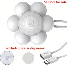 Resim Otomatik Başlat/Durdur Kedi Su Çeşmesi Sensörü, Evcil Hayvanlar için Otomatik Ağızlık Makinesi İndüksiyon Anahtarı - USB Güçlü, Şarj Edilmeyecek Pil Yok, Tak ve Oyna, Çoğu Kedi Sulukları ile Uyumlu, Meşgul Pet Ebeveynlerine Özel Stil Çözüm Dayanıklı İnşaat Köpekli Hanelerde uygundur, Şunlar Dahildir: AC Adaptör Veya Dispenser Hariç Çeviri 
