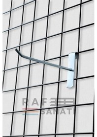 Resim Tel Pano Kancası 30 Cm - Askı Kanca Raf Askısı Raf Aksesuar Tel Askı Çorap Kancası 25 Adet 