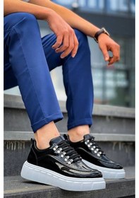 Resim Kb-x10 Kuback Siyah Rugan Beyaz Yüksek Taban Günlük Spor Ayakkabı Çok Renkli 