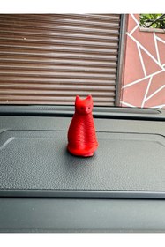 Resim 3dbaydesign Yeni Trend Sallanan Kedi Torpido Aksesuarı (kırmızı ) 