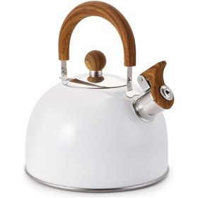 Resim Paslanmaz Çelik Demlik Beyaz Renk Diğer 