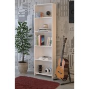 Resim Gubimo Abete 5 Raflı Beyaz Kitaplık 