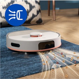 Resim Philips Homerun 5000 Serisi Xu5100/20 Beyaz Çöp İstasyonlu Akıllı Robot Süpürge Beyaz 
