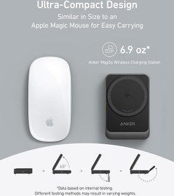 Resim Anker MagGo 3in1 Kablosuz Katlanır Şarj B25M8, Siyah 