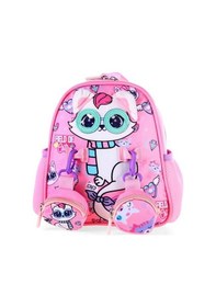 Resim Ccskids Anaokulu Çantası Kedili Pembe Kod:51755 Okul Çantası Karışık 