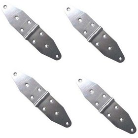 Resim 4 Adet Krom Menteşe Paslanmaz Çelik 175x41 Mm 