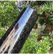 Resim Parlak Siyah Dövme Karbon Fiber Vinil Araba Sargılama Hayalet Kamo Yapıştırıcı Diy 50x152 Cm 1 Piece Set 