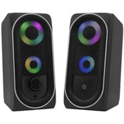 Resim TREND Frisby FS-2138U 2.0 Hoparlör Sistemi Rgb Led Siyah (Usb) 