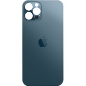 Resim iPhone 12 Pro Uyumlu Max Arka Pil Kapağı (Cam) 