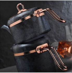 Resim Brioni RSA-02TK Royal Stone Takım Çaydanlık Antrasit&Bakır 