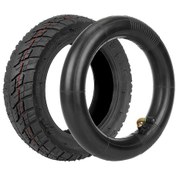 Resim Neevoyu Siyah Vsett Macury Zero İç + Dış Lastik Seti - 8.5 3 Off-road, 81/2 2 50-134 Kalın, 90 Derece, Vakumlu Lastikler 