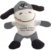 Resim Alifa Toptan Oyuncak Peluş Eşek Eşeklik Ettim Tişörtlü 