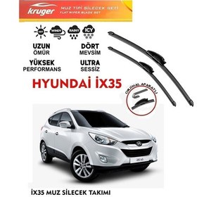 Resim Hyundai Ix35 Ön Muz Silecek Takımı 1.6 2.0 Motor 2011-2015 Arası Araca Özel Aparat 
