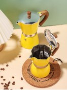 Resim Vivien Home Mokapot Coffeehutt Bigg Coffee Hes-6 Kahve Demleme Kahve Ekipmanı Italyan Filtre Kahve Makinesi 