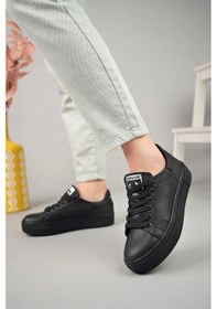 Resim Ch983 - Cst Tennis Erkek Ayakkabı Sıyah Çok Renkli 