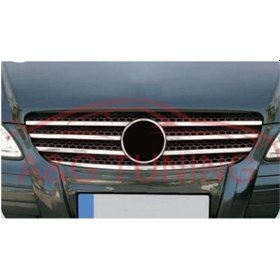 Resim Mercedes Viano Krom Ön Panjur 2004-2010 7 Parça Paslanmaz Çelik N11.2223 