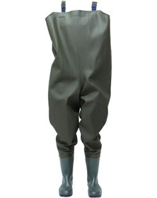 Resim Çiğdem Bel Boyu Bahçıvan Tulum Çizme - Yeşil - 45 