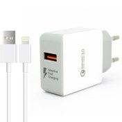 Resim Winex X77 Lightning Hızlı Şarj Aleti Beyaz 