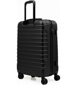 Resim Orta Boy Valiz 4x2 Teker Siyah-siyah 1168-s Siyah 