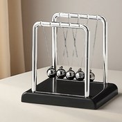 Resim Emilia 1. Sınıf Newton'S Cradle Denge Topu - Dayanıklı Plastik 3-in-1 Eğitici Sergi Oyuncak, Gençler İçin Mükemmel, Sınıf, Ofis Masası ve Ev Dekoru İçin İdeal, Fizik Öğrenimi ve Rahat Masaüstü Aksesuarı İçin İdeal, Sınıf Oyuncak | Eğlenceli Tasarım | Dayanıklı Plastik, Oyuncak 