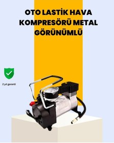 Resim Bfs Araç Çakmak Girişli Metal Hava Kompresörü 10a Güçlü Motor 