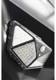 Resim Güneş Enerjili Bahçe Aydınlatma Lambası Solar 100 Led Lamba 