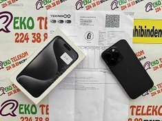 Resim Apple iPhone 15 Pro İkinci El TR | 256 GB | Siyah İkinci El 4 AY GARANTİLİ PİL %100 15 PRO 256 GB SİYAH EKO İLT