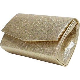 Resim Smooth Bags Kristal Gold Kadın Abiye El Çantası Ve Zincir Omuz Askılı Omuz Çantası Altın 