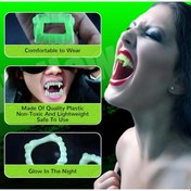 Resim Fosforlu Çift Damak Takma Vampir Dişi 