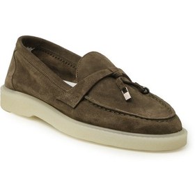 Resim Oxford Klasik Kadın Rc-3001 Deriden Haki Süet 111 Haki Süet Haki 