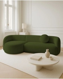 Resim Lucas Modüler Köşe Takımı & Uzanmalı Köşe Yeşil 