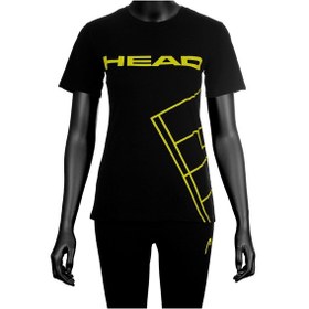 Resim Head Kadın Kort Baskılı T-Shirt 001 
