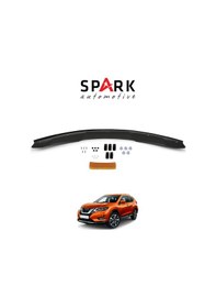 Resim Nissan X-trail 2014-2017 Yılları Arası Ön Kaput Rüzgarlığı 4mm Siyah 