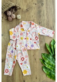 Resim Babycan Kız Bebek Pijama Somon 