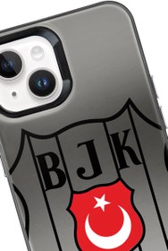 Resim Beşiktaş Büyük Arma Bayrak Premium Telefon Kılıfı - iPhone 14 