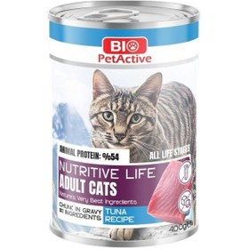 Resim Bio Petactive Nutritive Life Ton Balıklı Kedi Konservesi 400 Gr 
