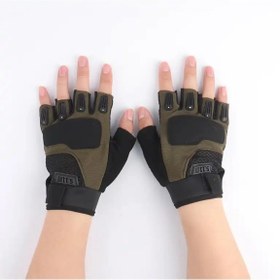Resim BGA TAKTİK spor eldiven bisiklet sürüş halter egzersiz eldiveni 