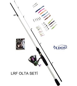 Resim Aldos 180 Cm Lrf Tam Takım Olta Seti 3-12 Gr 33 Parça Hobi Seti 