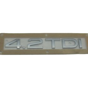 Resim Yan Sanayi " 4.2 TDI " KROM BAGAJ YAZISI Q7 2007> SONRASI UYUMLU 