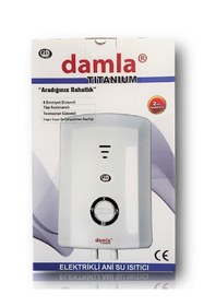 Resim Damla Titanium Elektrikli Şofben - Ani Su Isıtıcı Şohben - Banyo Şofbeni 7500w 