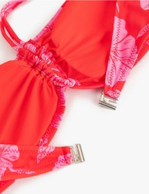 Resim Koton Çiçek Desenli Straplez Bikini Üstü Pembe Desenli 5sak10251mm Pembe Desenli 