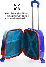 Resim Louisiana Polo 0249 Polikarbon Astranot Çocuk Valizi 