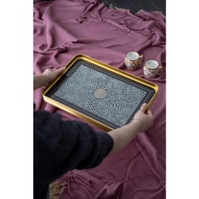 Resim Acar Pars Milla Cam Tepsi - 39 cm 