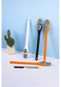 Resim Silikon Tuvalet Klozet Detay Temizleme Ve İnce Detay Fırça 1 Adet Çok Renkli 