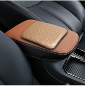 Resim Evrensel Rahat Otomotiv Armrest Paspaslar Araba Kolçakları Kapak Araç Merkezi Konsol Kol Dinlenme Koltuk Kutusu Yumuşak Paspaslar Yastık, Boyutu: 29.5 21 Cm Gold 