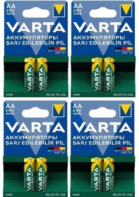 Resim Varta 56706 2100 mAh AA Ni-MH Şarj Edilebilir Kalem Pil 4 x 2'li 